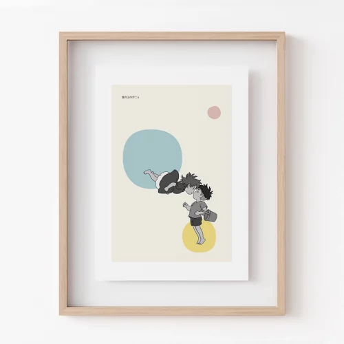 Poster Ponyo en el acantilado