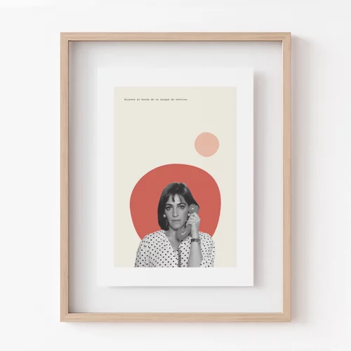 Póster Mujeres al borde de un ataque de nervios