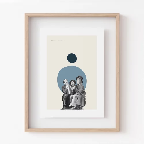 Poster una noche en la opera